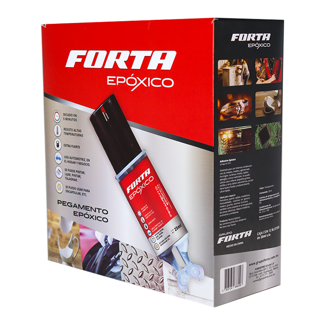 ADHESIVO EPÓXICO 25 ML CAJA 12 PZ